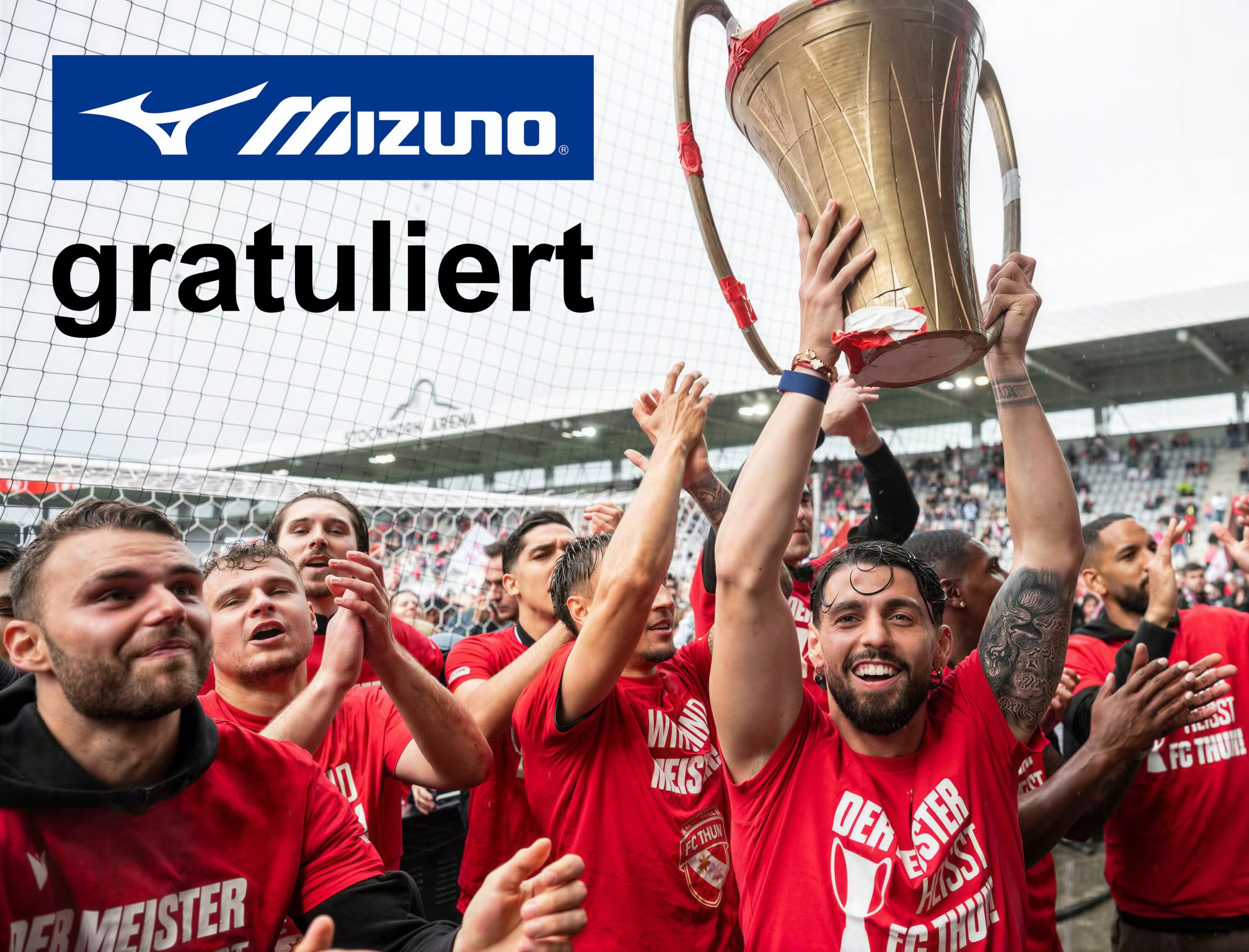 Schweizer Meister. Als Aufsteiger. Mit Teamgeist, Mut und viel Arbeit.