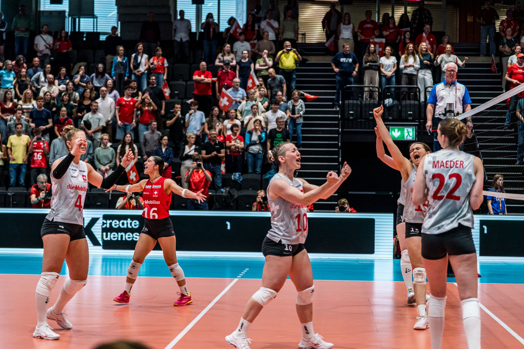 Volleyball-Highlight in der Schweiz, wir sind mittendrin!